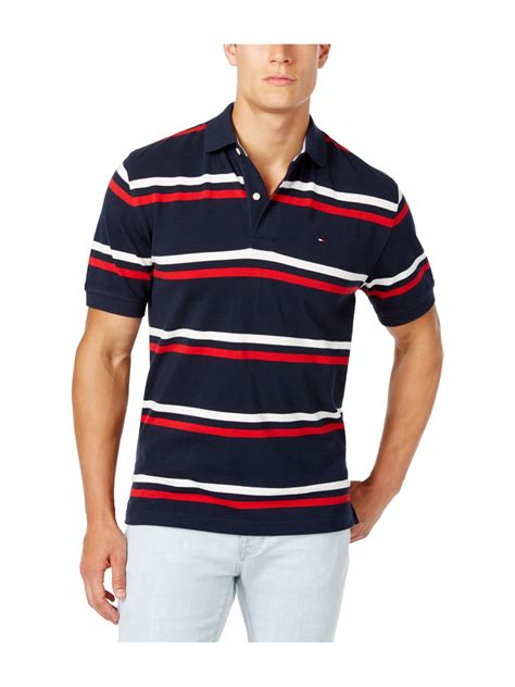 tommy hilfiger striped polo shirt.